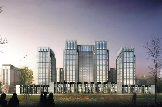 2017年12月18日長治中央商務大廈卷簾門安裝施工現(xiàn)場