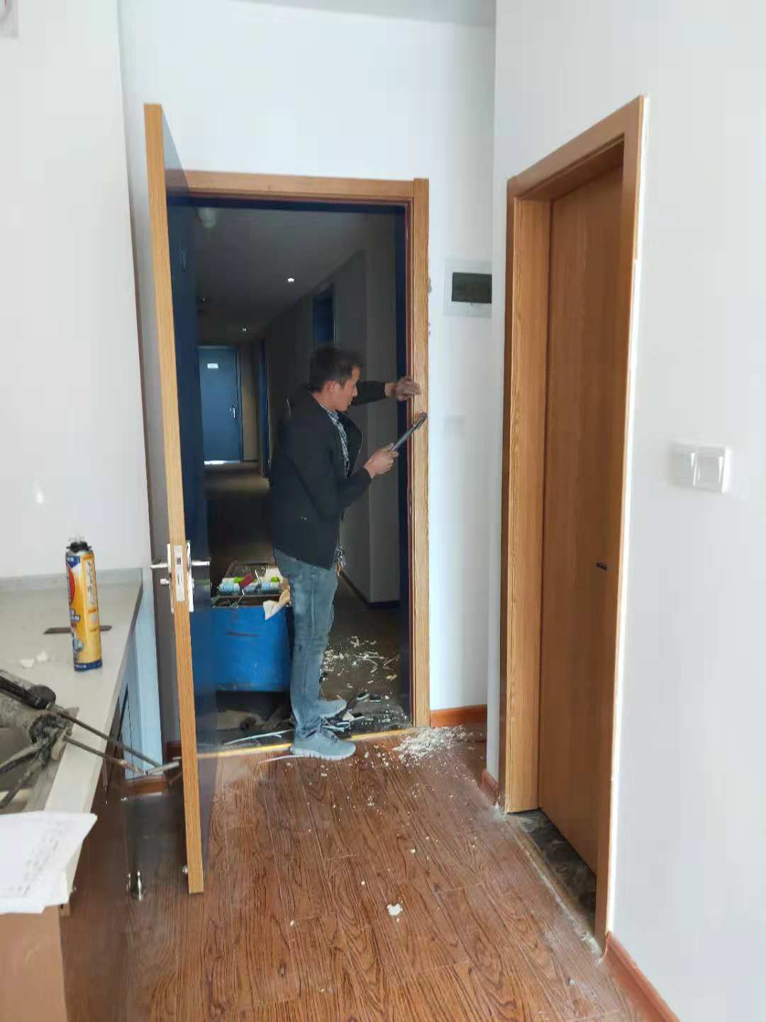 2018年11月16日大學(xué)城維修入戶門 2018年11月16日大學(xué)城維修入戶門